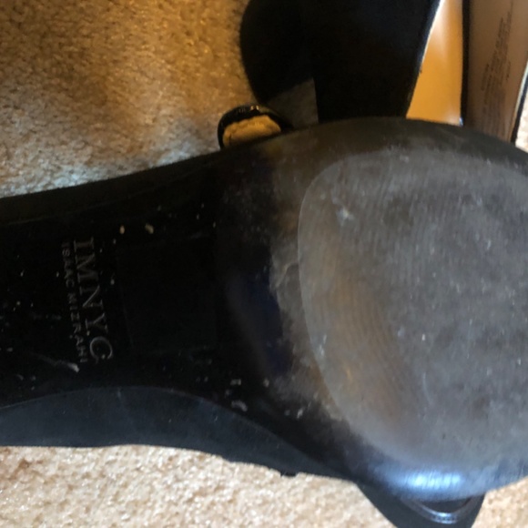 Black suede trouser heels - Picture 3 of 3